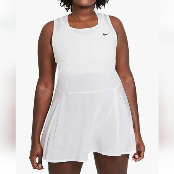 NWT Women's Nike Court Dri-fit Advantage Tennis Dress Plus Size - Picture 3 of 14